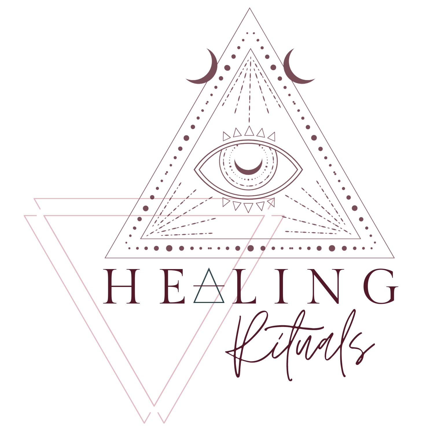 Healing Rituals sacred geometry logo